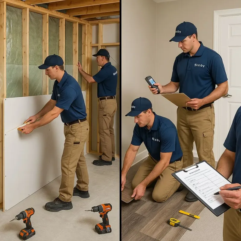 Repairs and Reconstruction process in Coopersburg, PA