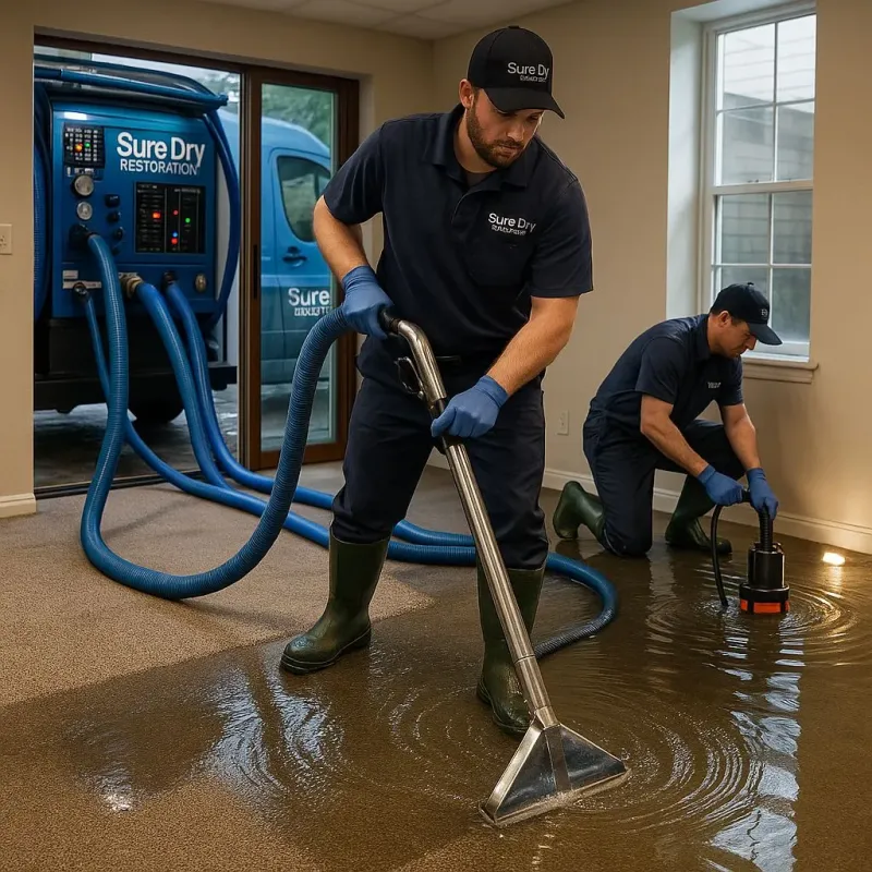 Water Extraction and Removal process in Coopersburg, PA